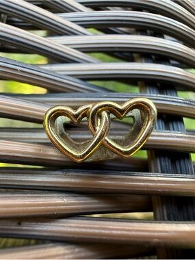 KEEP Collective Gold Double Interlocking Heart Bracelet Charm